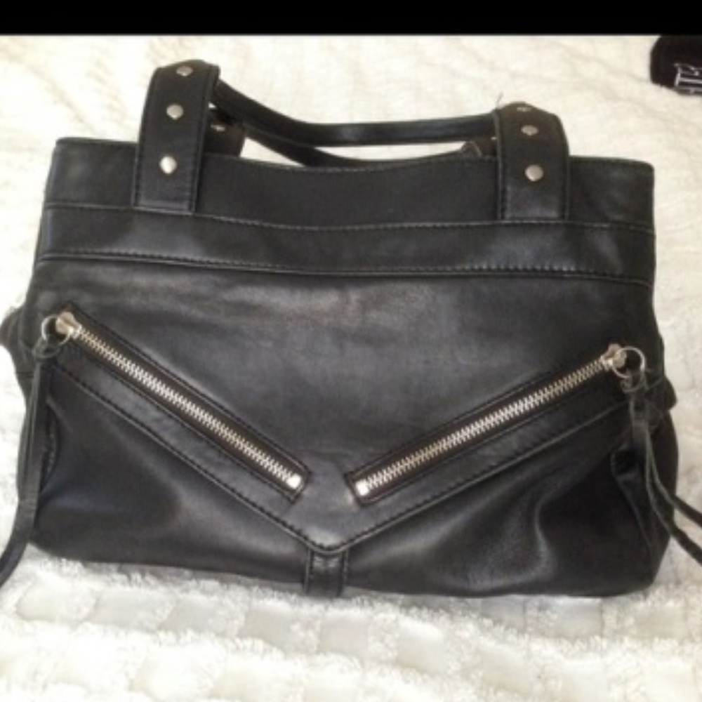 Botkier Large Trigger Satchel Bag (double strap)